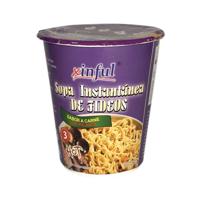 SOPA INSTANTANEA XINFUL CARNE PICANTE